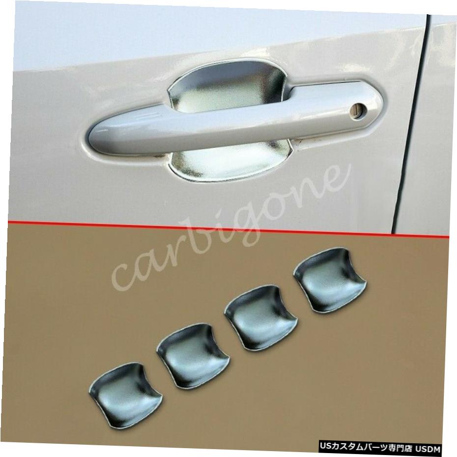 å ȥ西RAV42019-2020꡼ѥޥåȥ२ƥꥢɥܥ륫Сȥ Matte Chrome Exterior Door Bowl Cover Trims For Toyota RAV4 2019-2020 Accessory