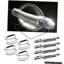 クロームメッキ クロームドアハンドルカバー&ボウルフィット2010 2012 2013 2014 2015シボレーカマロ Chrome Door Handle ...