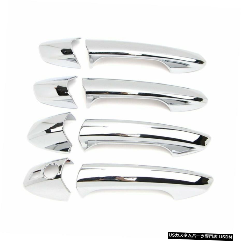 クロームメッキ ベンツGLKCLAGLAクラスX156W204用クロームドアハンドルカバー、スマートキーホール付き Chrome Door Handle Cover for Benz GLK CLA GLA Class X156 W204 w/ Smart Keyhole