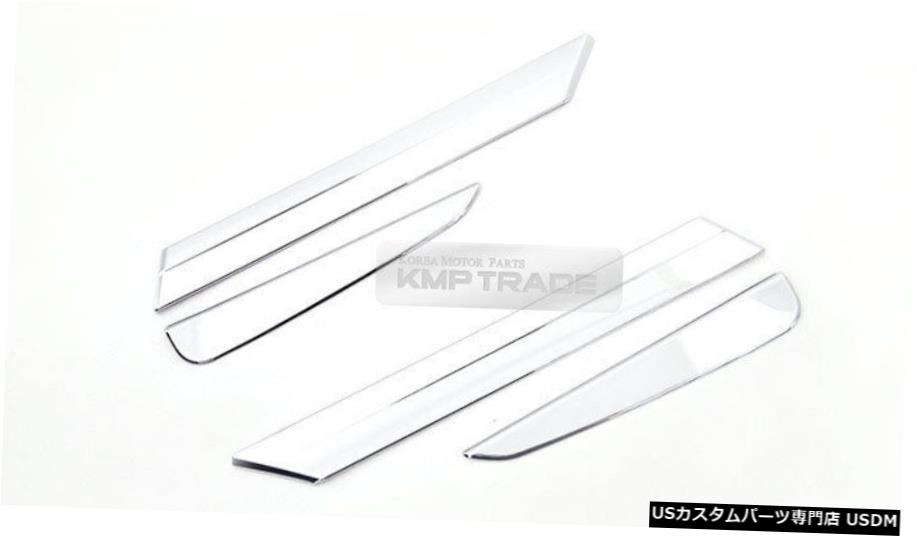 クロームメッキ Side Body C Pillar Chrome Cover Molding Trim for SSANGYONG 2015 2016 Tivoli