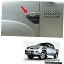 クロームメッキ サイドウインカーランプカバートリムV2クロームトヨタハイラックスビーゴSr52005 2010 Side Turn Signal Lamp Cover Trim V2 Chrome For Toyota Hilux Vigo Sr5 2005 2010