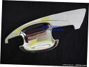 クロームメッキ クローム4ドアハンドルボウルインサートカバートリムシボレーシボレーコロラドZ702012 V3 CHROME 4 DOOR HANDLE BOW...