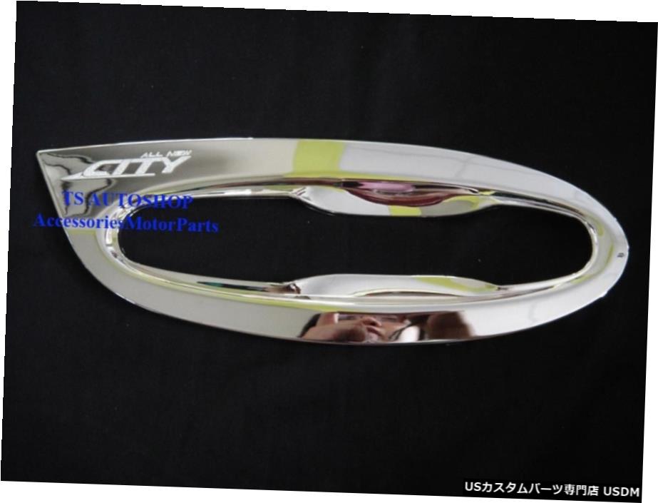 クロームメッキ ホンダシティ2008-2013セダン4DR用クローム4ドアハンドルボウルインサートカバートリム CHROME 4 DOOR HANDLE BOWL INSERT COVER TRIM FOR HONDA CITY 2008-2013 SEDAN 4DR