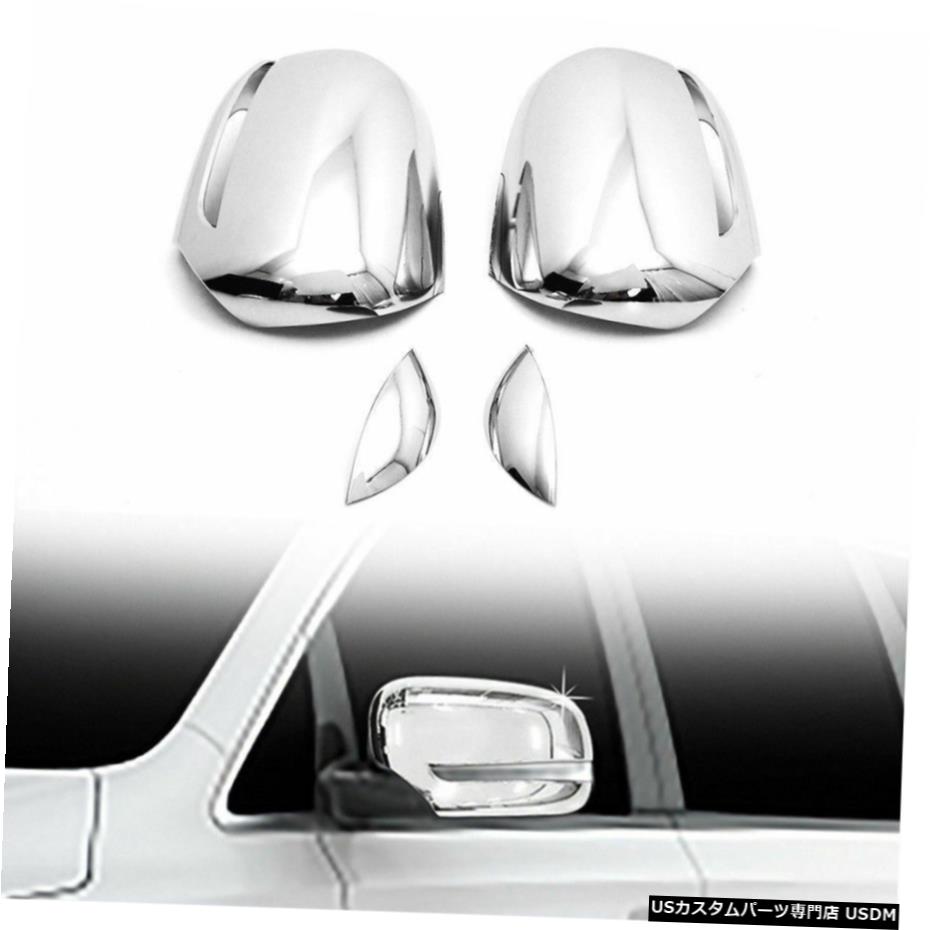 クロームメッキ クロームサイドミラーカバーモールディングガーニッシュLHRH for KIA 2015-2018セドナキャミバル Chrome Side Mirror Cover Molding Garnish LH RH for KIA 2015-2018 Sedona Camival