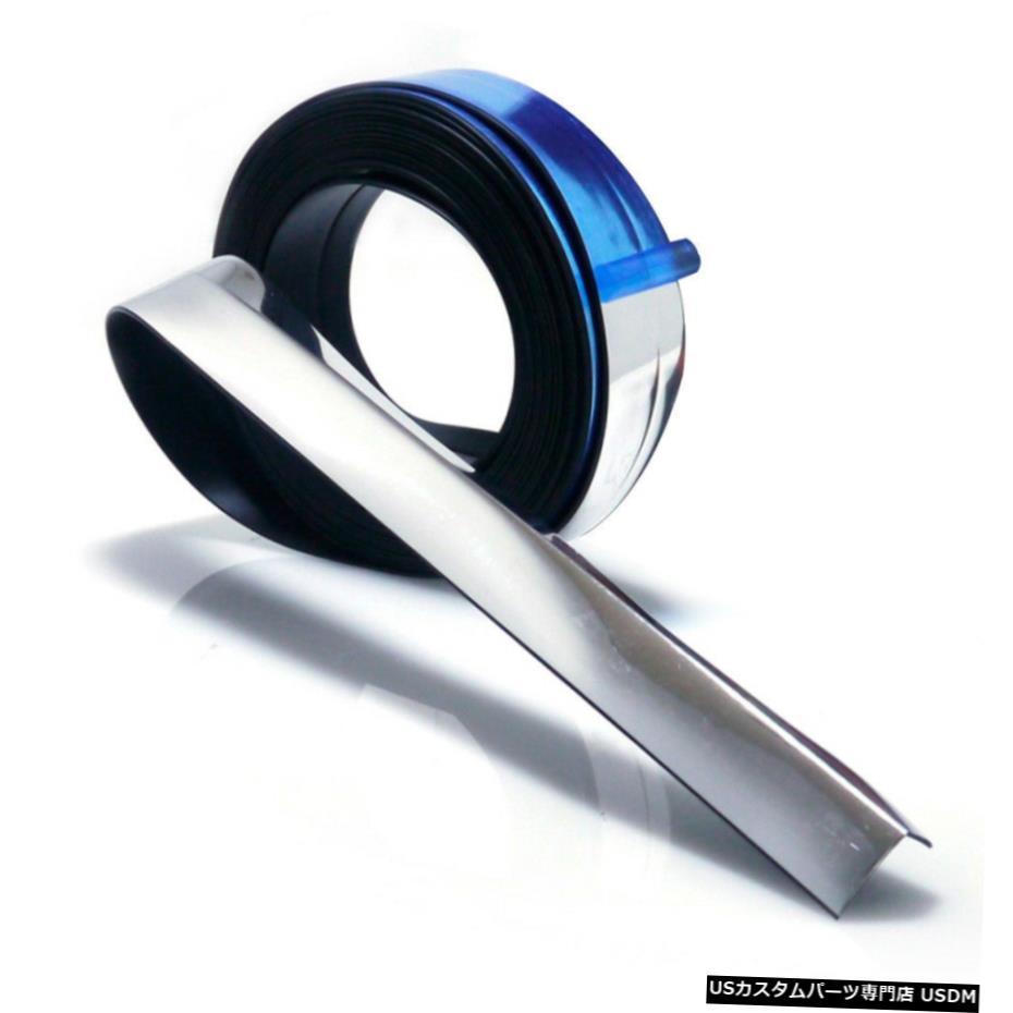 クロームメッキ ジャガー用フレキシブルクロームエッジトリムモールディングアクセサリーガーニッシュカバー5M Flexible Chrome Edge Trim Molding Accessory Garnish Cover 5M For JAGUAR