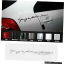 クロームメッキ スローガングラフィックスビニールデカールカスタムステッカー16.93in2P for KIA 12-17リオ/プライド Slogan Graphics Vinyl Decals Custom Sticker 16.93in 2P for KIA 12-17 Rio / Pride