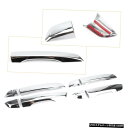 クロームメッキ 8pcs Door Handle Covers Trim Set Chrome for Honda Civic Sedan Hatchback 16-18