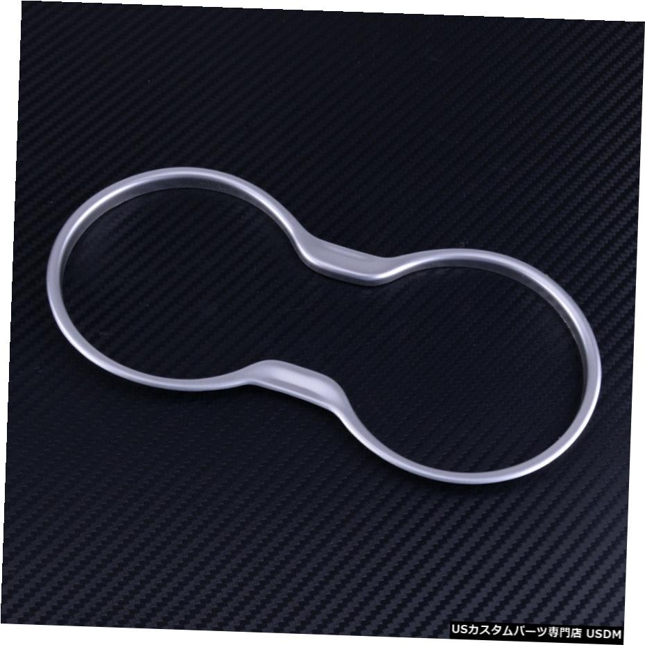 クロームメッキ Water Cup Holder ABS Chrome Cover Trim Bezel Fits For Jeep Compass 2017 2018