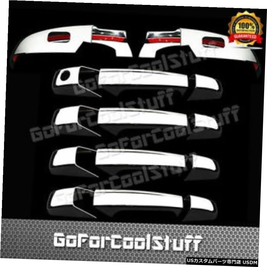 クロームメッキ For Chevy Suburban 07-14 4Drs Handle W/Opsgkh+Lower Mirror 2Pc Chrome Covers