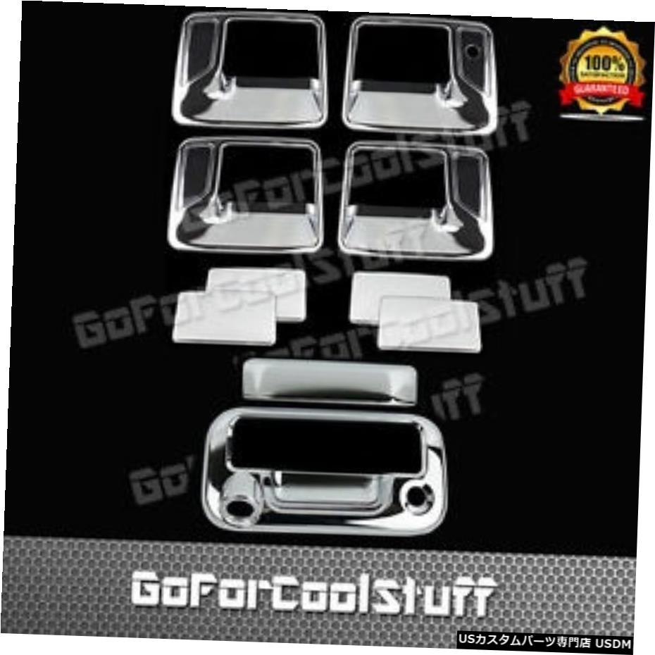 クロームメッキ FOR FORD 08-16 F-250/350 SUPER DUTY Chrome 4DRS w/PSKH+Tailgate Cover w/keyhole