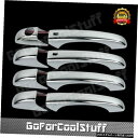 クロームメッキ For Dodge Grand Caravan 08-15 Chrome 4 Doors Handles Covers W/Out Psg Kh
