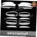 クロームメッキ For Chevy Impala 2002 03 04 2005 4 Door Handle W/O Pskh+Mirror Chrome Cover(2)