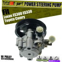 Power Steering Pump レクサスES300 ES330トヨタカムリV6 3.0Lセダン用プーリーとパワーステアリングポンプ Power Stee...