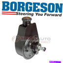 Power Steering Pump 1972-1974シボレーマブラヴピックアップ用Borgesonパワーステアリングポンプ - ホースUF Borgeson Power Steering Pump for 1972-1974 Chevrolet Luv Pickup - Hoses uf