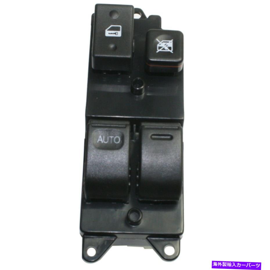 WINDOW SWITCH トラック運転手LHトヨタタコマ用パワーウインドウスイッチブラックフロント左手 Power Window Switch Black Front Left Hand Side for Truck Driver LH Toyota Tacoma