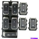 WINDOW SWITCH タウンカーのための新しいパワーウインドウスイッチフロント&リアドライバー助手席サイドLH RH New Power Window Switch Front & Rear Driver Passenger Side LH RH for Town Car