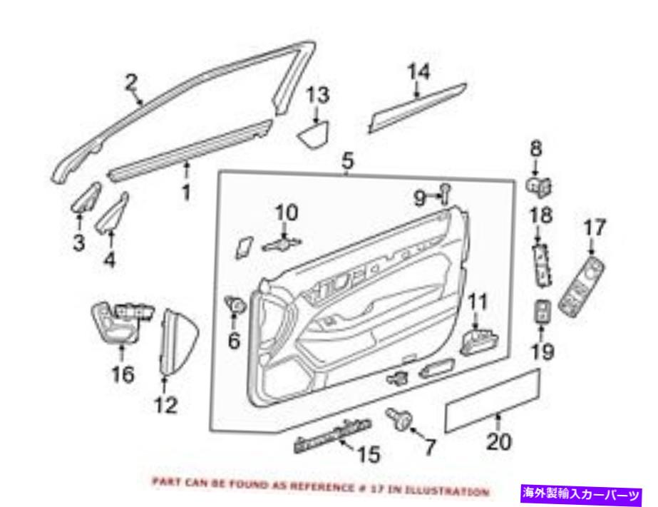 WINDOW SWITCH 륻ǥɥɥå17290568009107 For Mercedes Genuine Door Window Switch Left 17290568009107