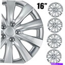 Wheel Covers Set of 4 ホイールキャップの車のホイール16 の4PCセット交換用のタイヤ リムハブキャップカバー 4pc Set of 16 in Hubcaps Car Wheel Covers Tire Rim Hub Cap for Replacement