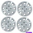 Wheel Covers Set of 4 ホイールキャップの車のホイール14 の4PCセット交換用のタイヤ リムハブキャップカバー 4pc Set of 14 in Hubcaps Car Wheel Covers Tire Rim Hub Cap for Replacement