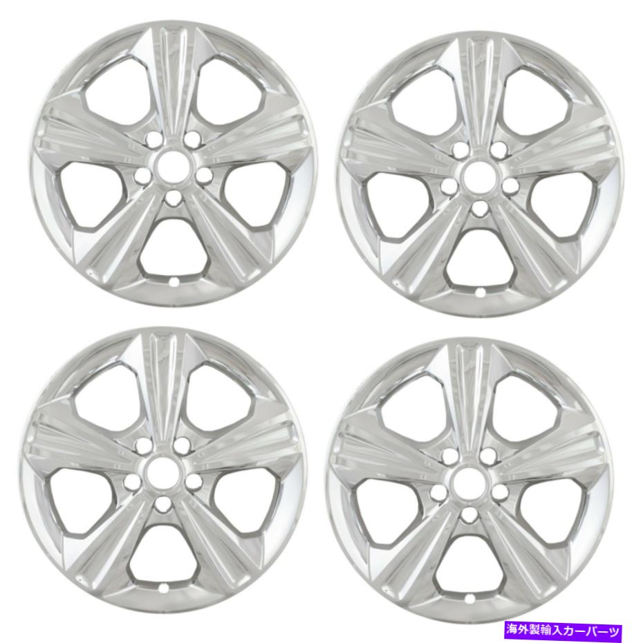 Wheel Covers Set of 4 新しいホイールスキンカバーフィット2013 2019フォードは4のSE 17" クロムメッキセットのエスケープ New Wheel Skins Covers Fits 2013 2019 Ford Escape SE 17" Chrome Plated Set of 4