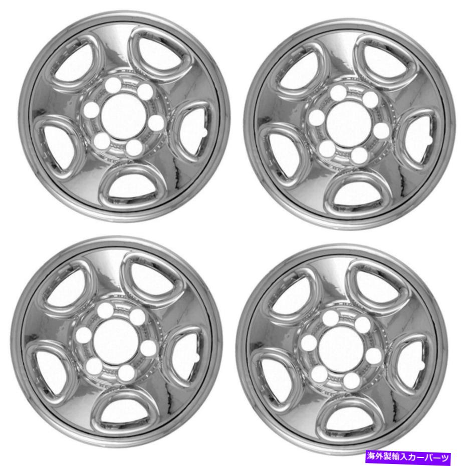 Wheel Covers Set of 4 4ܥ졼1500Υå6饰16' ۥ륹󥢥ʥ륷ߥ졼ۥ륭åץС Set of 4 Chevy 1500 6 Lug 16' Chrome Wheel Skins Rim Simulators hubcaps Covers