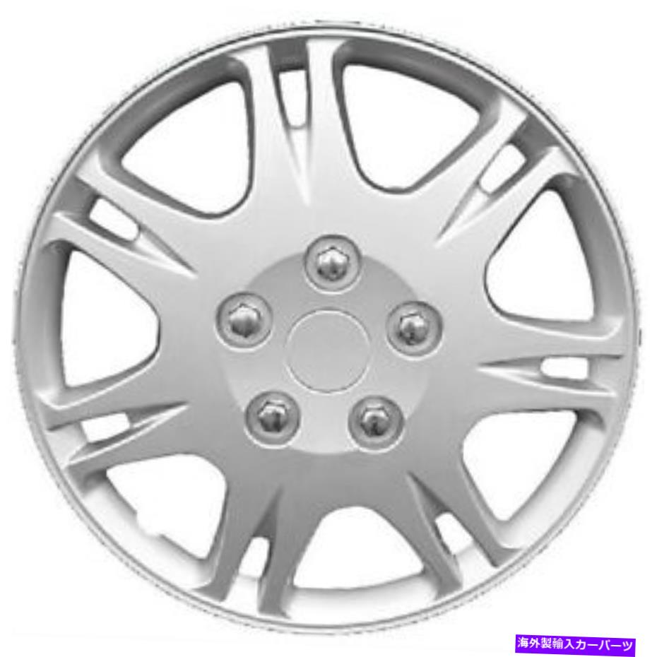 Wheel Covers Set of 4 15" MITSUBISHIラトラ銀/ METALLICホイールカバー4 - SET 15" MITSUBISHI RATTLER SILVER / METALLIC WHEEL COVER - SET OF 4