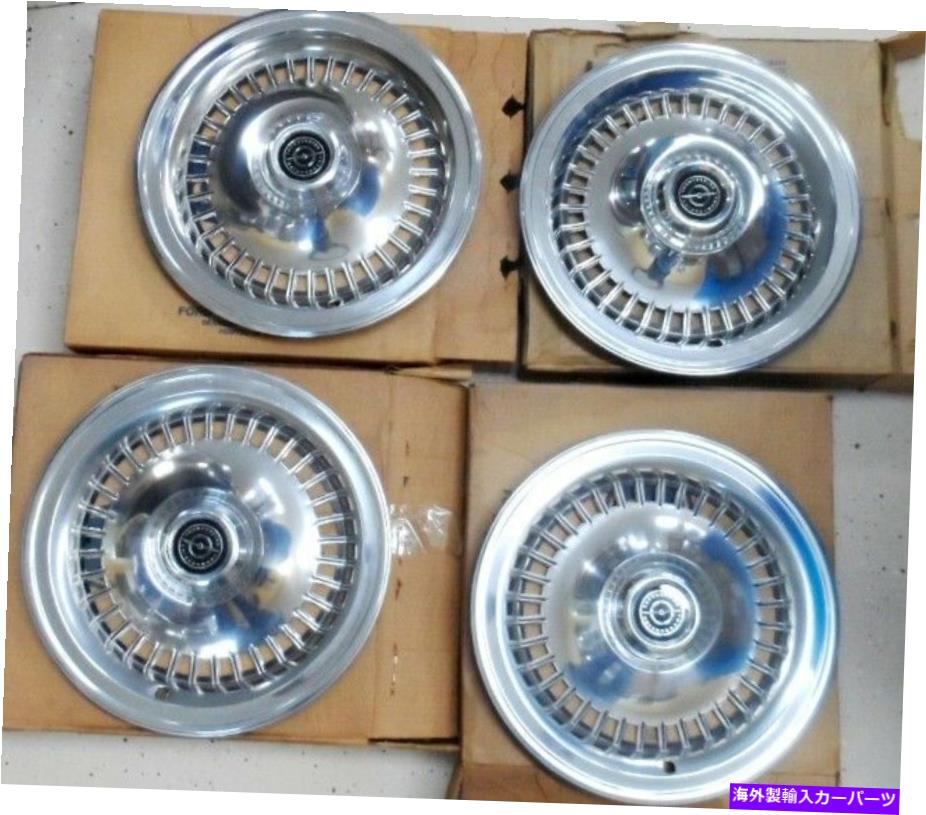 Wheel Covers Set of 4 4ۥ륫Сۥ륭åD7SZ-1130ANOS 1977 1978 1979եɡСɥå NOS 1977 1978 1979 Ford Thunderbird Set of 4 WHEEL COVER Hubcaps D7SZ-1130A