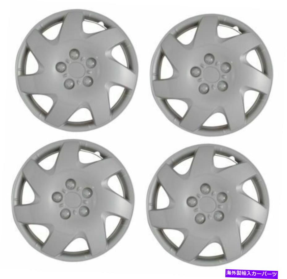 Wheel Covers Set of 4 4シルバーの海岸の