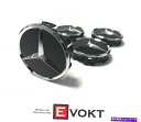 Wheel Covers Set of 4 メルセデスベンツハブキャップ - ホイールハブカバーは、4マットブラックのセットを調達 - 新 Mercedes-Benz hub caps - wheel hub cover raised, set of 4 matt black - New(2)