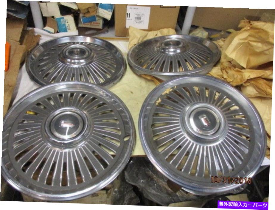 Wheel Covers Set of 4 NOS CHEVROLET 1966 CHEVY II 14インチFULL WHEEL 4 RARE FINDのセットをカバーします NOS CHEVROLET 1966 CHEVY II 14 INCH FULL WHEEL COVERS SET OF 4 RARE FIND