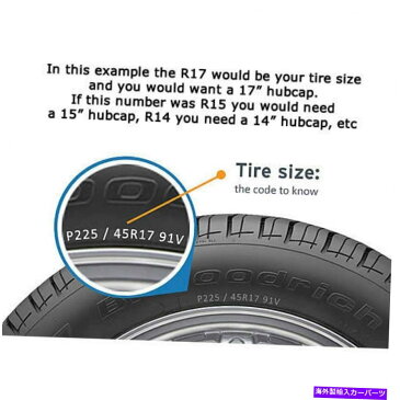 Wheel Covers Set of 4 2014-2015 17