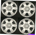 Wheel Covers Set of 4 4のTOYOTA RAV4 15インチホイールカバーハブキャップ本物の工場リムOEM SET用 For TOYOTA RAV4 15 inch Wheel cover Hubcap Genuine Factory rim OEM SET of 4