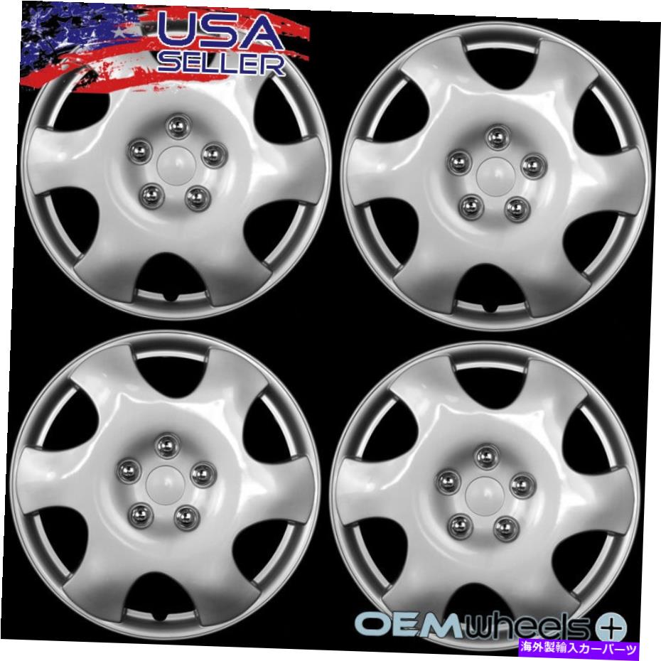 Wheel Covers Set of 4 4 NEW OEM SILVER 15" ハブキャップFORD SUV車のトラックセンターホイールセットをカバーFITS 4 NEW OEM SILVER 15" HUB CAPS FITS FORD SUV CAR TRUCK CENTER WHEEL COVERS SET