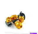 Wheel Covers Set of 4 4の手榴弾ゴールドカーホイールタイヤバルブダストキャップカバータイヤ新規セット Grenade Gold Car W...