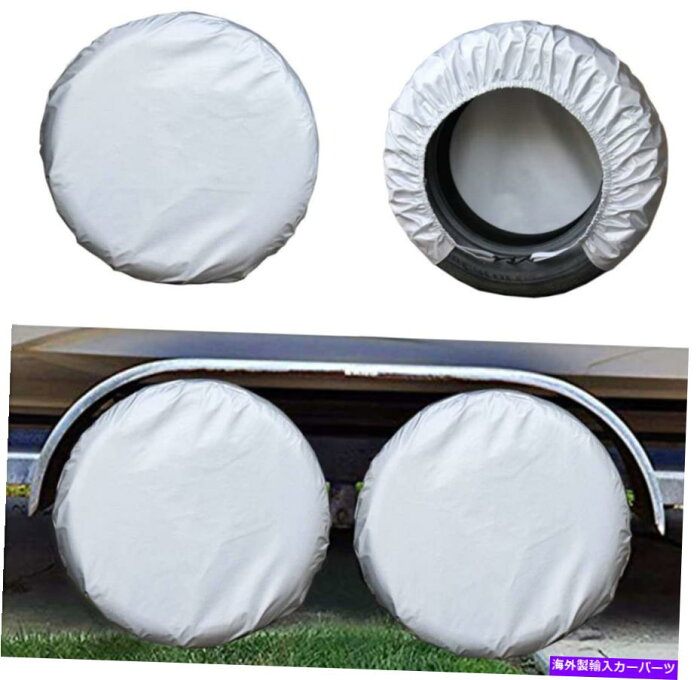 Wheel Covers Set of 4 Rvはトラベルトレーラーキャンピングカービニール輪用の4のセットKayme四レイヤータイヤカバー Kayme Four Layers Tire Covers Set Of 4 For Rv Travel Trailer Camper Vinyl Wheel