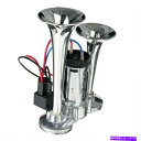 Train Horn スーパーラウドカーエレクトリックホーン600DB 12Vデュアルトランペットトラックボートトレインスピーカー Super Loud Car...