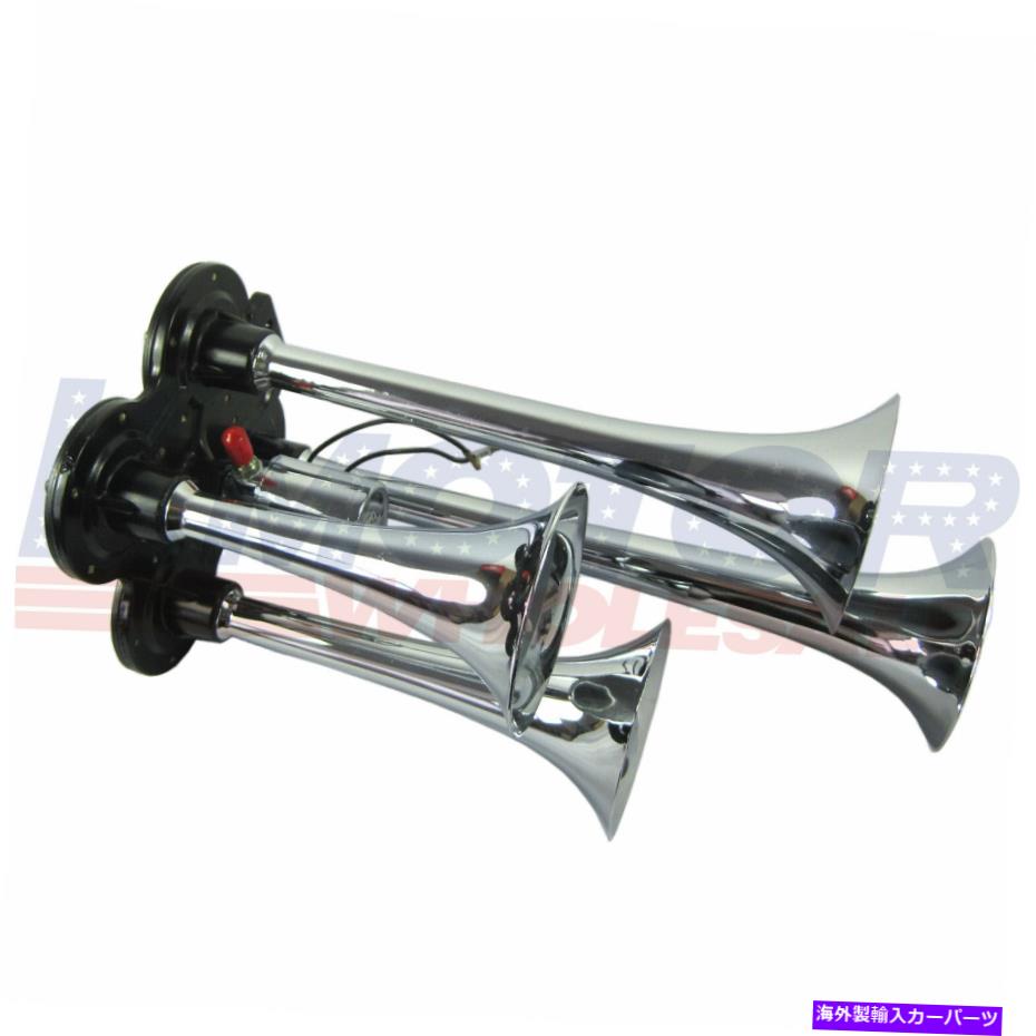 ѡ WORLDҸˤ㤨Train Horn 4ȥڥå֥ۡ󥯥եåȴΤμ֤Υȥåżۤ򰡱12ܥ 4 Trumpet Train Horn Chrome Fit For Cars Trucks With Solenoid Valve Zinc 12 VoltפβǤʤ50,270ߤˤʤޤ
