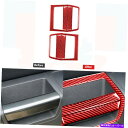 Carbon fiber Internal ダッジチャレンジャー2008-2014のためにレッドカーボンファイバー内扉プロモーターカバートリム Red Carb...