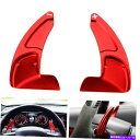 Steering Wheel Paddle Shifter ダッジ、クライスラーのためにレッドCNCビレットステアリングホイールのパドルシフター拡張カバー Red CNC Billet Steering Wheel Paddle Shifter Extension Covers For Dodge Chrysler