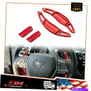 Steering Wheel Paddle Shifter 2018-2021トヨタカムリ用アルミレッドステアリングホイールパドルシフター拡張 Aluminum Red Steering Wheel Paddle Shifter Extension For 2018-2021 Toyota Camry