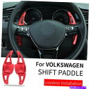 Steering Wheel Paddle Shifter 赤い車のステアリングホイールのシフトパドルシフター拡張のためのフォルクスワーゲンCC Teramon...