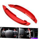 Steering Wheel Paddle Shifter レッドアルミステアリングホイールのパドルシフターの拡張のために三菱ランサーエボX Red Aluminum Steering Wheel Paddle Shifter Extension For Mitsubishi Lancer Evo X