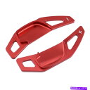 Steering Wheel Paddle Shifter 赤い車のステアリングホイールのシフトパドルシフタートリムカバーフィット感のためのトヨタカローラ Re...
