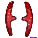 Steering Wheel Paddle Shifter レッドカーボンファイバー911ボクスターパナメーラポルシェパドルシフター拡張機能9-15 Red C...