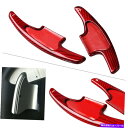 Steering Wheel Paddle Shifter 2倍のステアリングホイールのシフトパドルシフター拡張レッドカーボンファイバーフィットHONDA 20...