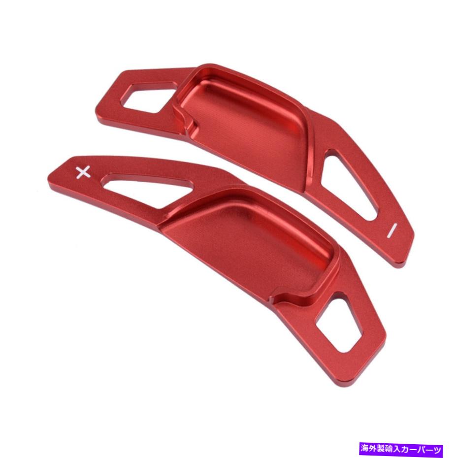 Steering Wheel Paddle Shifter 2倍レッドステアリングホイールのシフトパドルシフターフィット感のためのトヨタカムリカローラレビン 2x Red Steering Wheel Shift Shifter Paddles Fit For Toyota Camry Corolla Levin