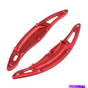 Steering Wheel Paddle Shifter レッドステアリングホイールのシフトパドルシフタートリムカバーフィット感のためのポルシェ918スパイダー Red Steering Wheel Shift Paddle Shifter Trim Cover Fit For Porsche 918 Spyder(2)