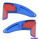 Steering Wheel Paddle Shifter ペアブルーステアリングホイールシフトダッジチャージャー用パドルシフタートリムフィット15+ Pair Blue Steering Wheel Shift Paddle Shifter Trim Fit for Dodge Charger 15+