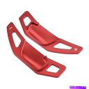 Steering Wheel Paddle Shifter 赤い車のステアリングホイールのシフトパドルシフタートリムカバーフィット感のためのトヨタカムリレイツ ...