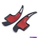Steering Wheel Paddle Shifter フォードマスタング15-17用ブラックステアリングホイールのシフトパドルシフタートリムカバーフィット Black Steering Wheel Shift Paddle Shifter Trim Cover Fit for Ford Mustang 15-17(2)
